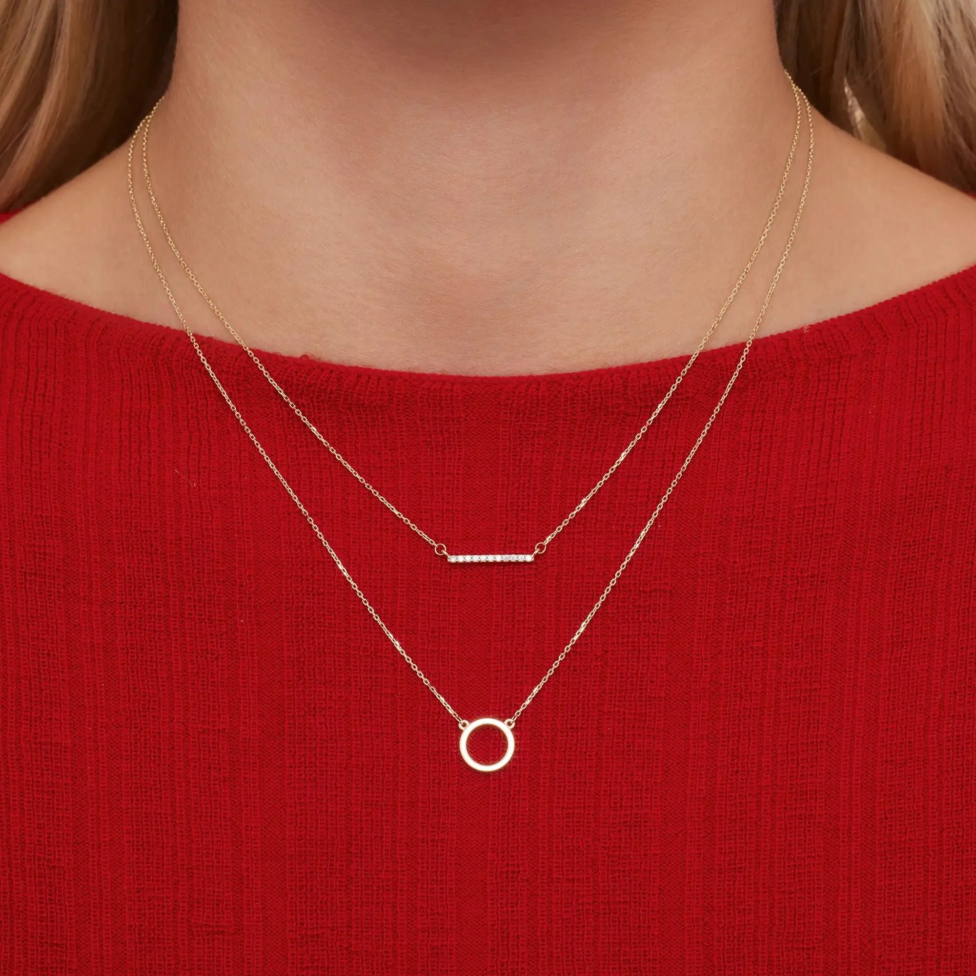 Circle Pendant Necklace