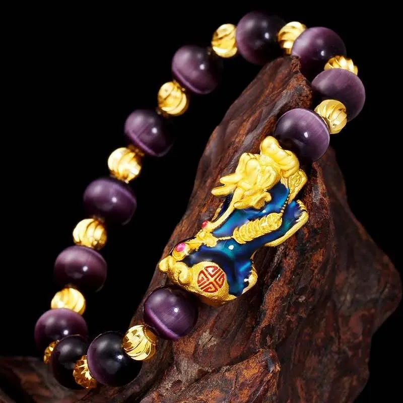 Color Changing Pixiu Cat Eye Lucky Bracelet-Special