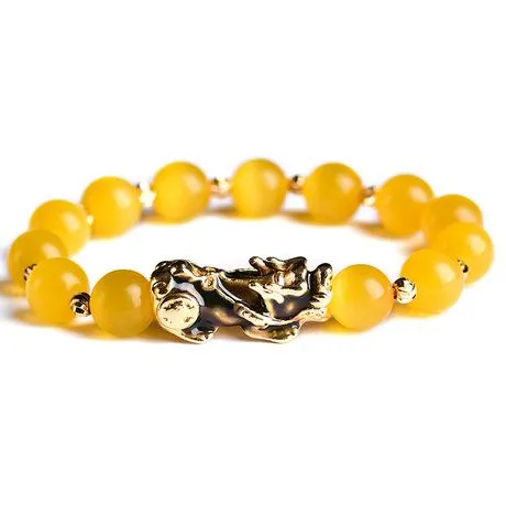 Color Changing Pixiu Cat Eye Lucky Bracelet-Special