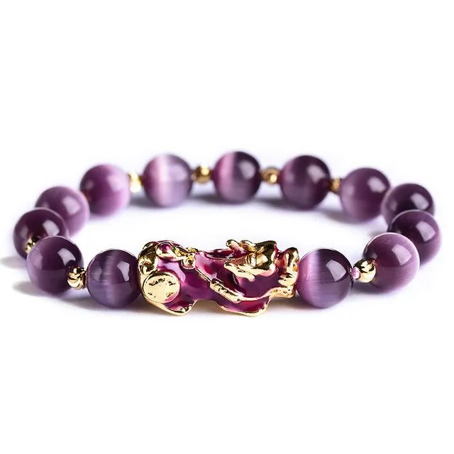 Color Changing Pixiu Cat Eye Lucky Bracelet-Special