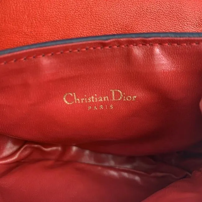Dior Belt W Envelope Top Two Way Belt Bagcross Satchel Logo Navy Leathercd Accent Cross Body Bag