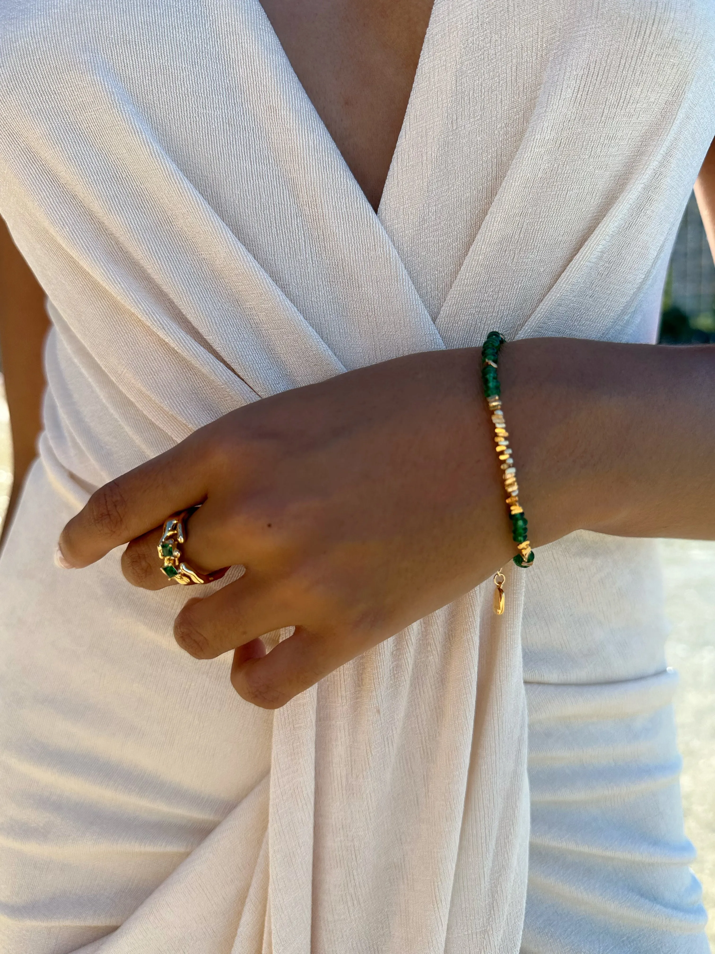 Evergreen Emerald Bracelet