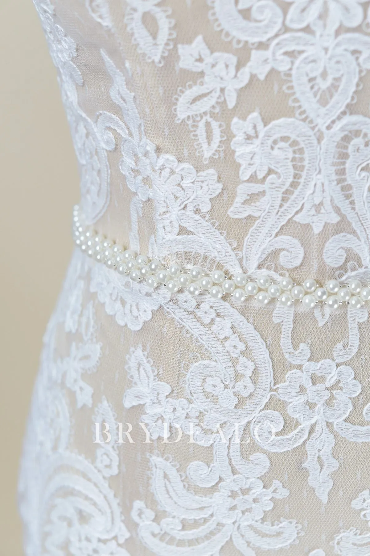 Fashionable Exquisite Pearls Bridal Sash Belt Online