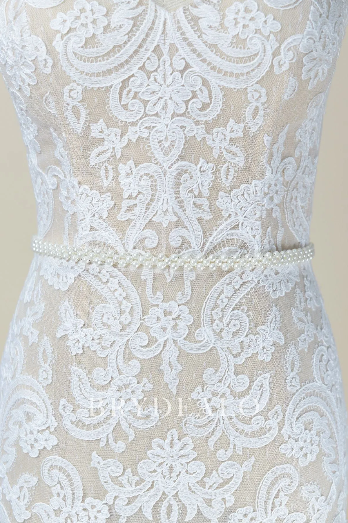 Fashionable Exquisite Pearls Bridal Sash Belt Online