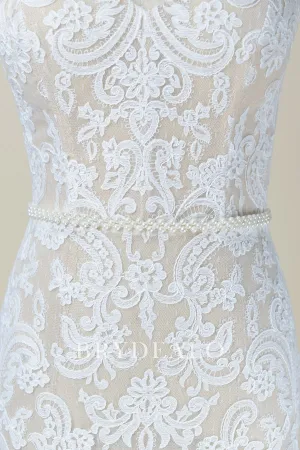 Fashionable Exquisite Pearls Bridal Sash Belt Online