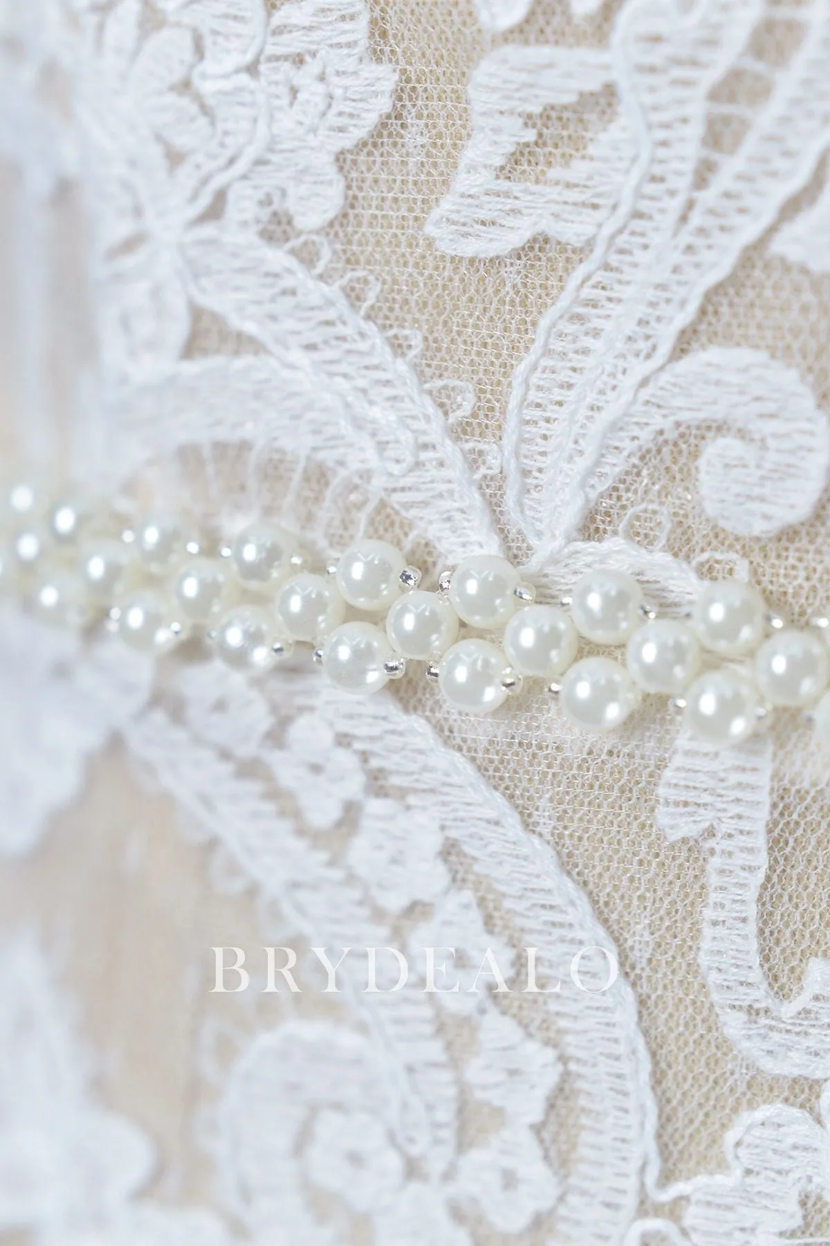 Fashionable Exquisite Pearls Bridal Sash Belt Online