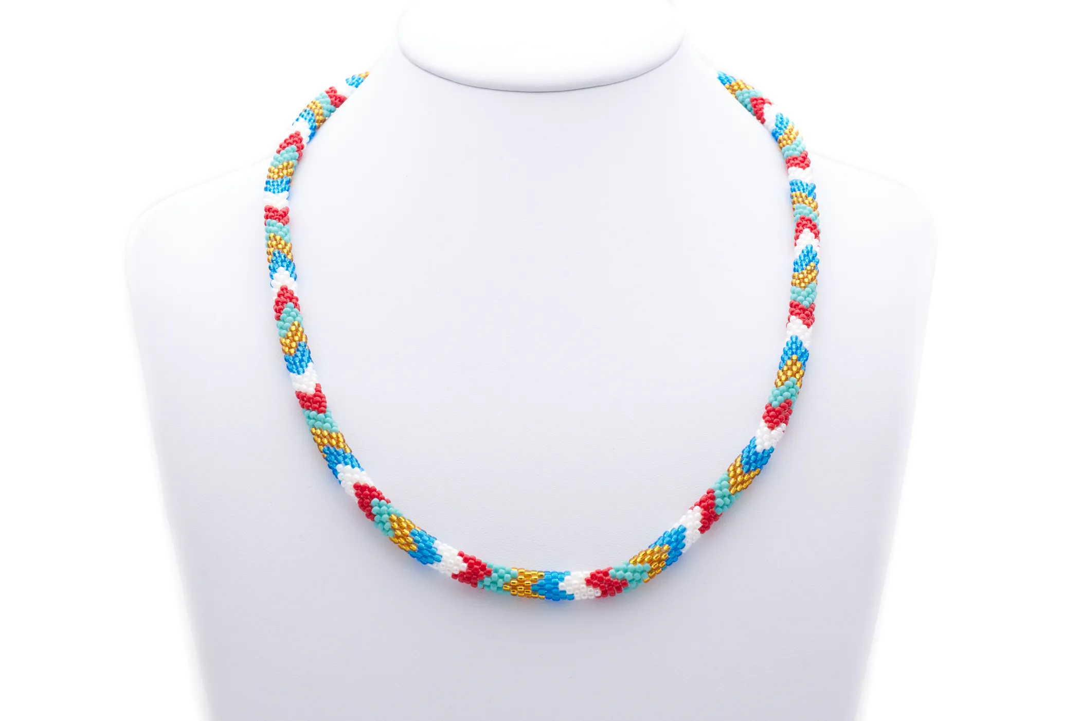 Firework Necklace | Glass Bead Necklace