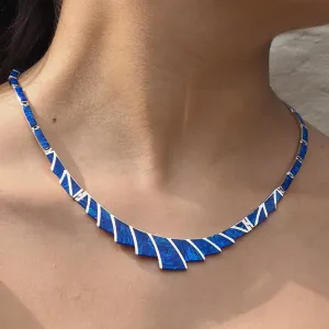 Flinder Guinevere Blue Necklace