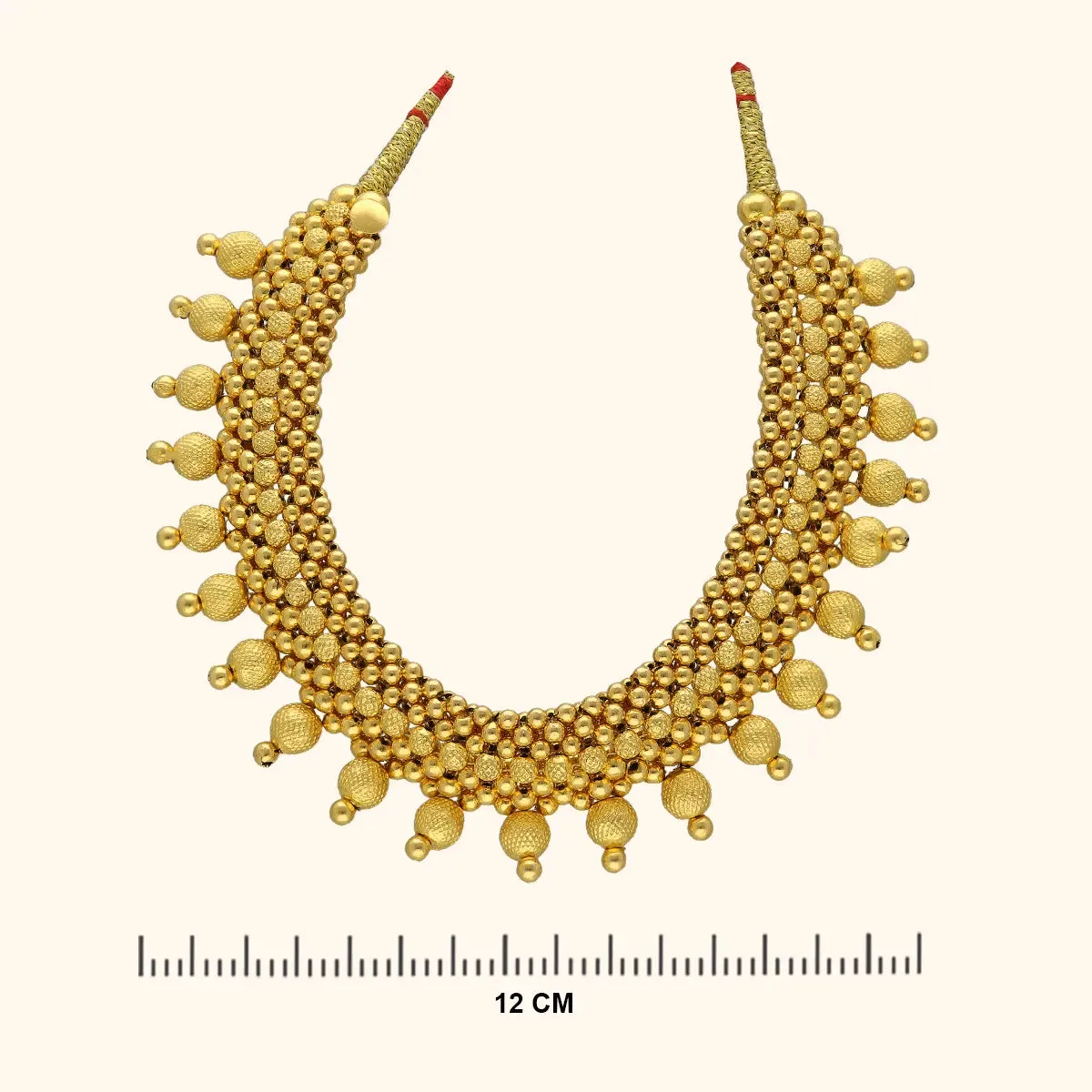 Golden Aura Exquisite Bridal Gold Thushi 22K