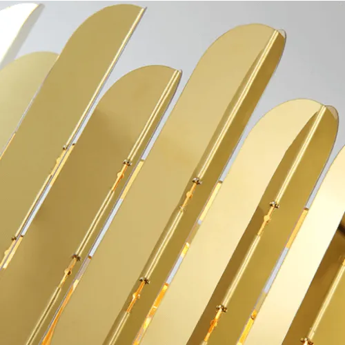Golden Mamba Round Crystal Chandelier