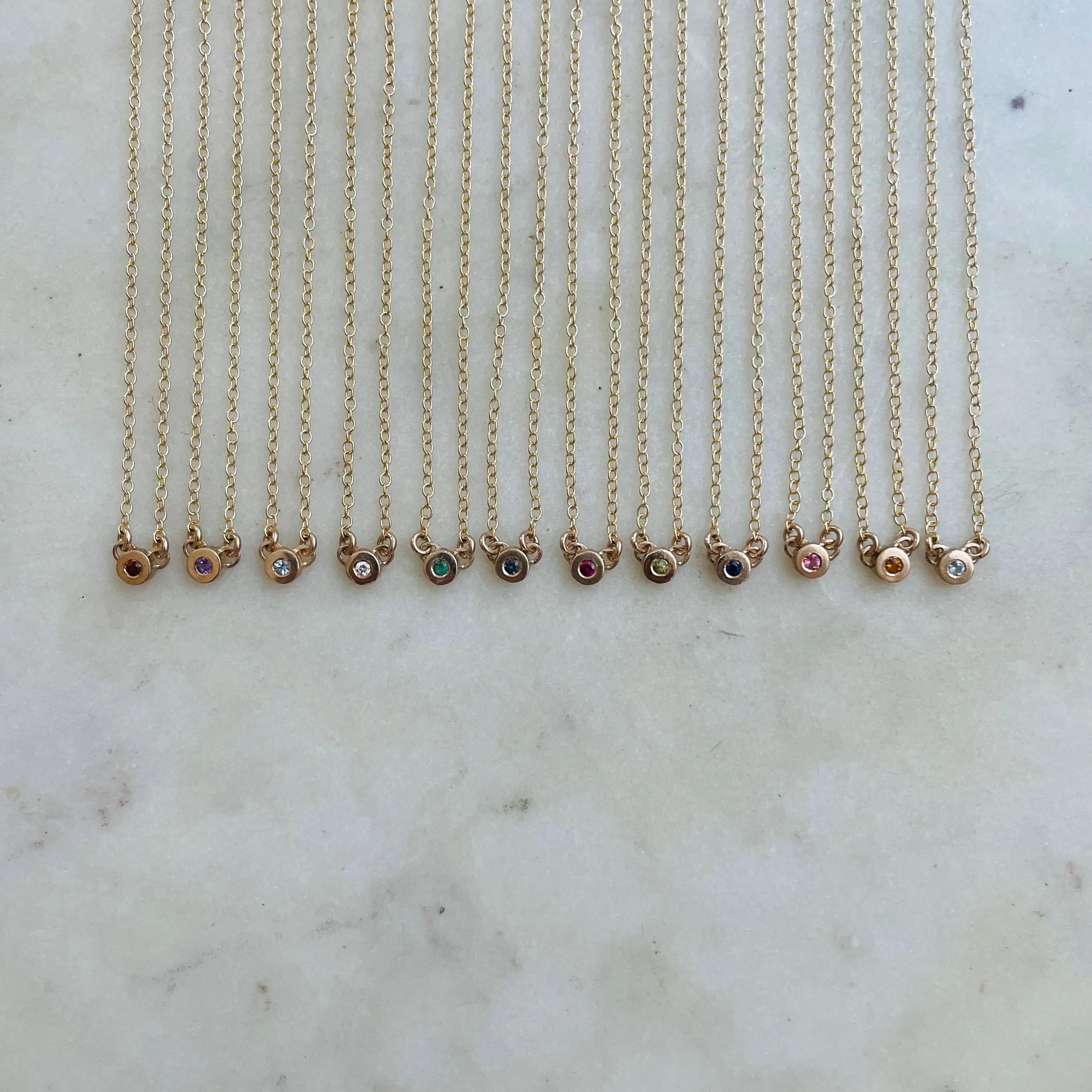 GRACE NECKLACE   AQUAMARINE