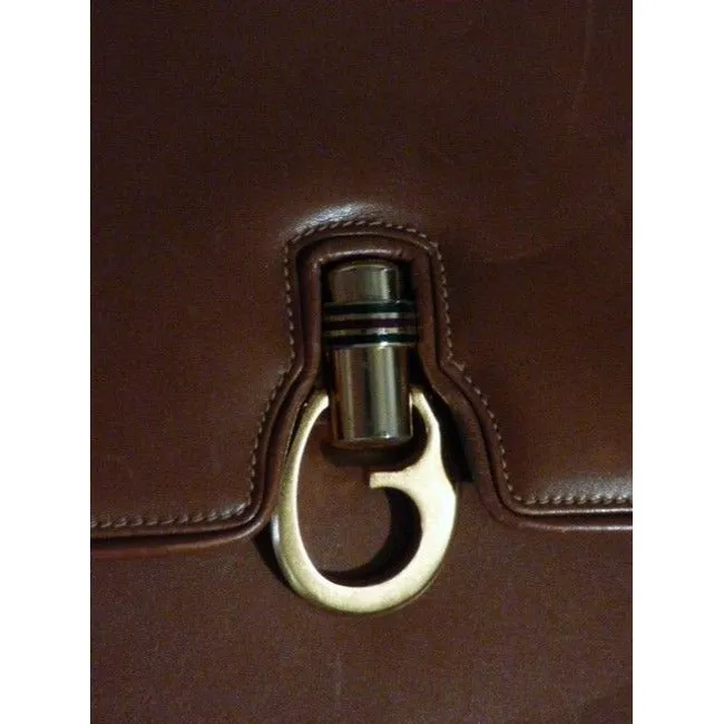 Gucci Vintage Pursesdesigner Purses Supple Caramel Brown Leather Satchel