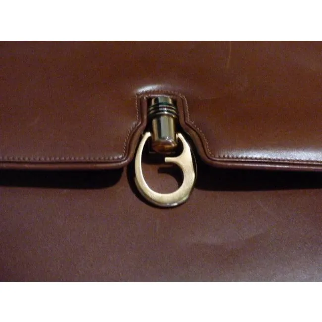 Gucci Vintage Pursesdesigner Purses Supple Caramel Brown Leather Satchel