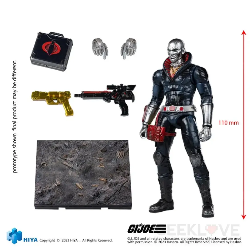 HIYA G.I.Joe Destro Exquisite Mini Series 1/18 Scale