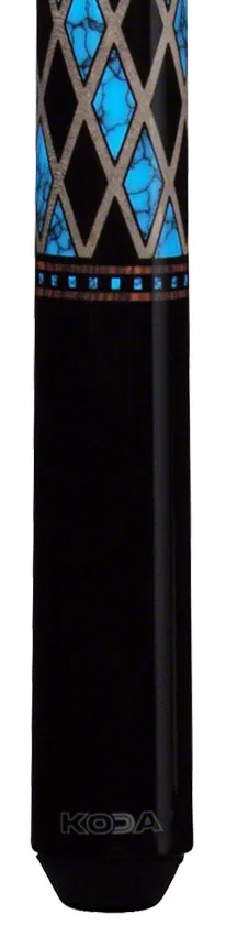K2 KL115 Onyx and Blue Recon Graphic Pool Cue with 12.50mm K2 LD Shaft - KL115