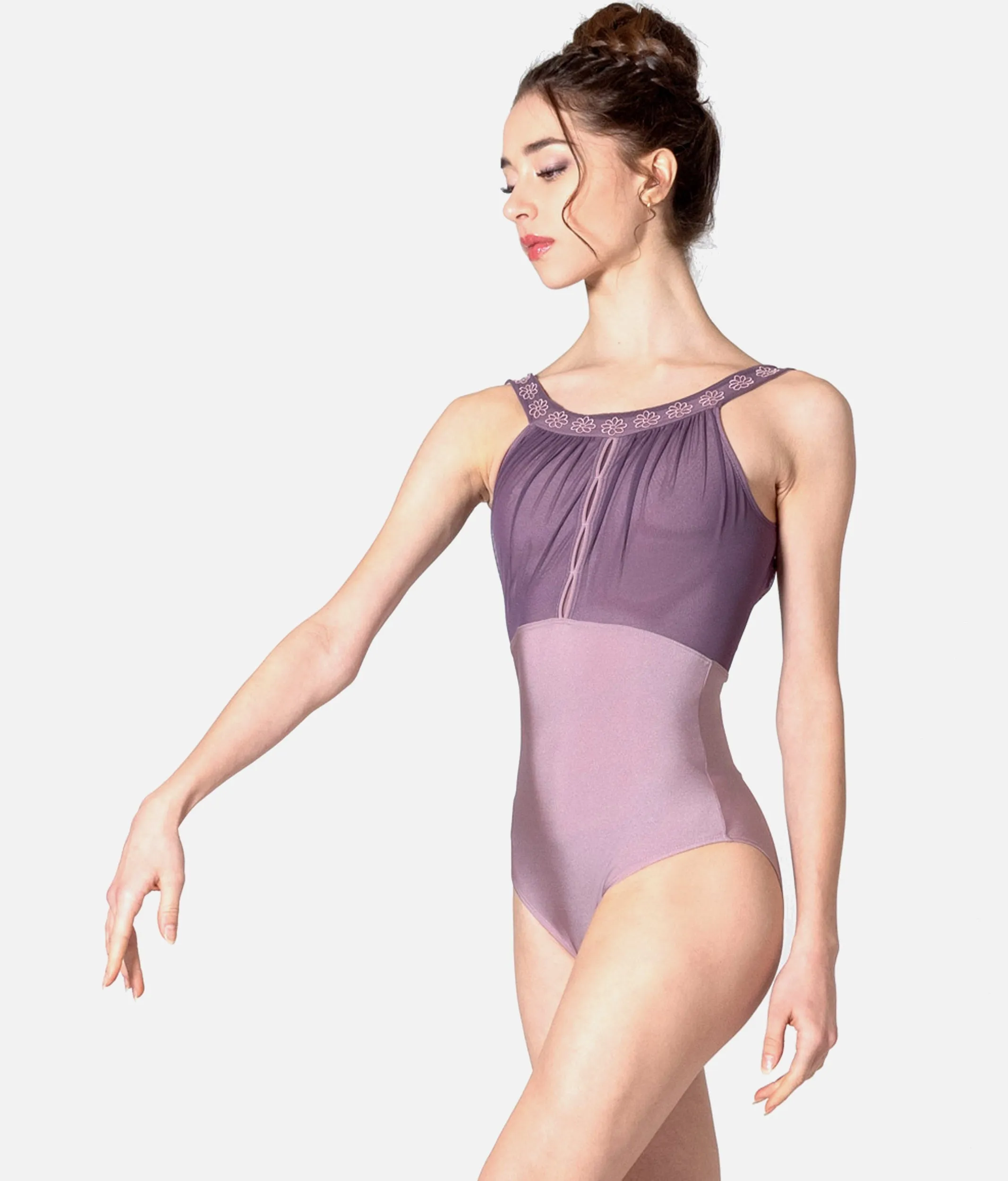 Low Back Elegant Tank Leotard - FEDRA GL