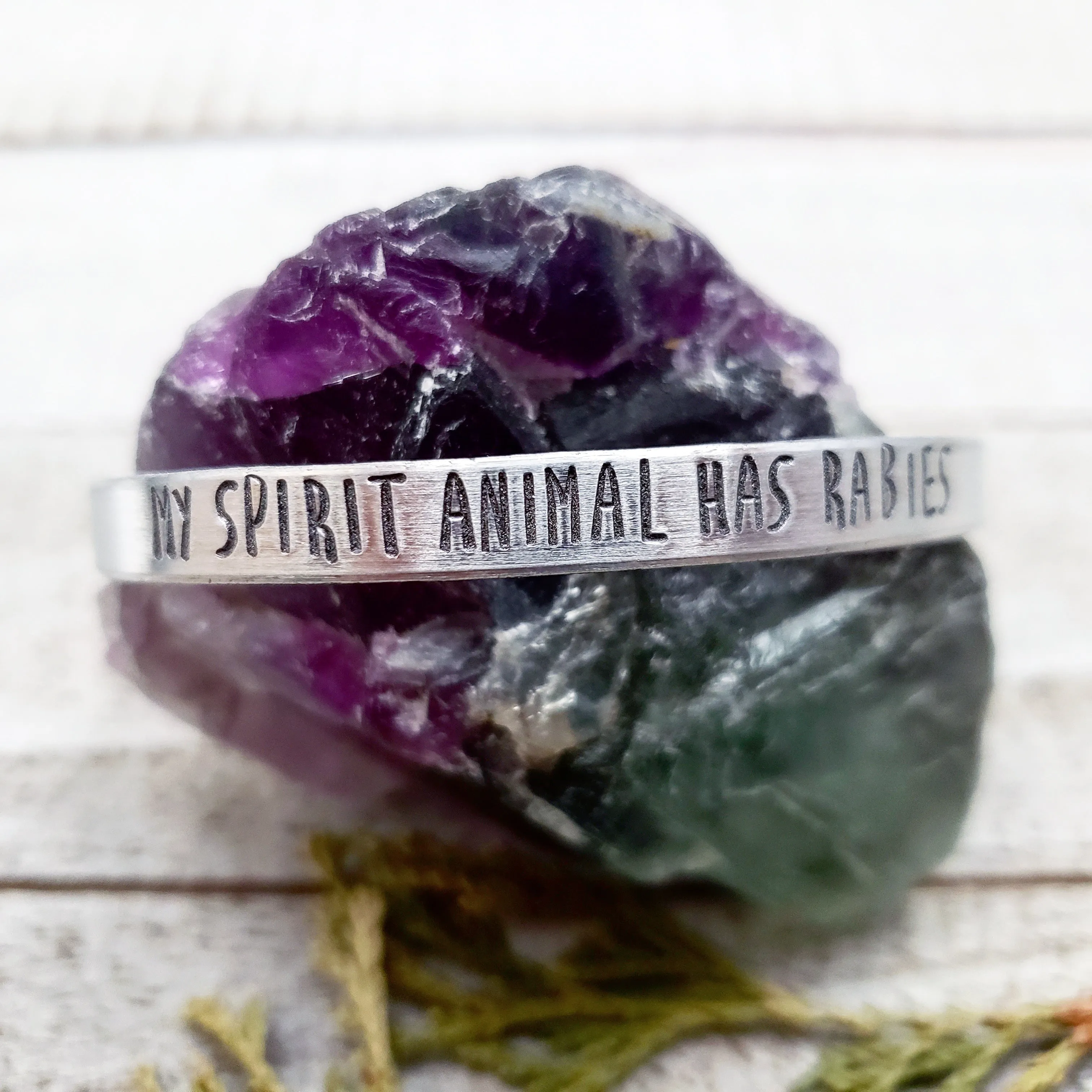My Spirit animal has rabies cuff