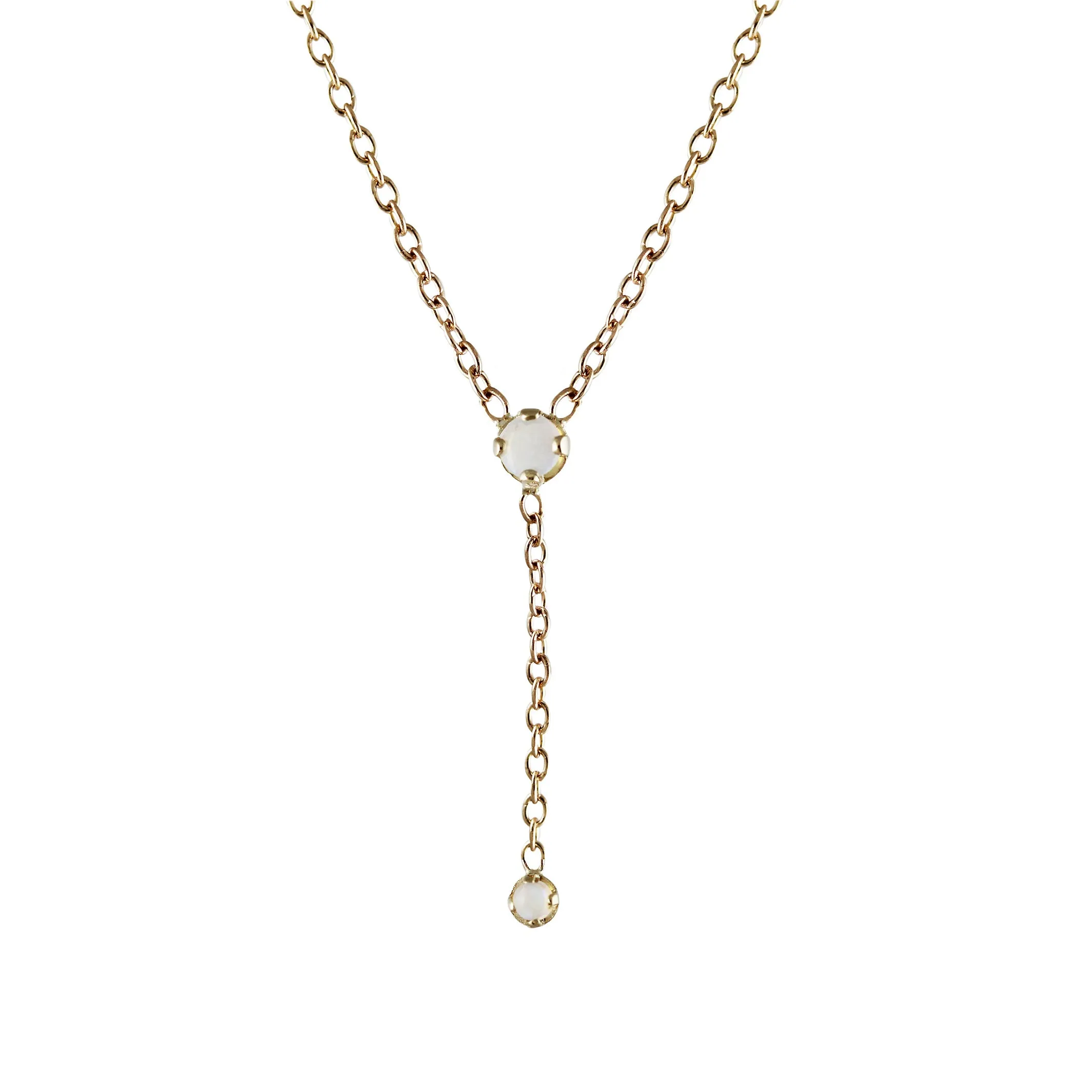 OPAL LARIAT NECKLACE