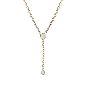 OPAL LARIAT NECKLACE