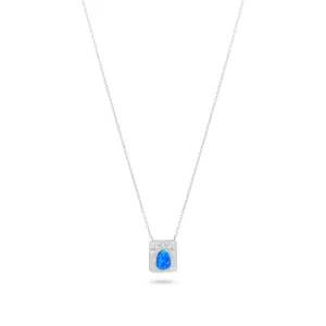 Opal Pendant Necklace