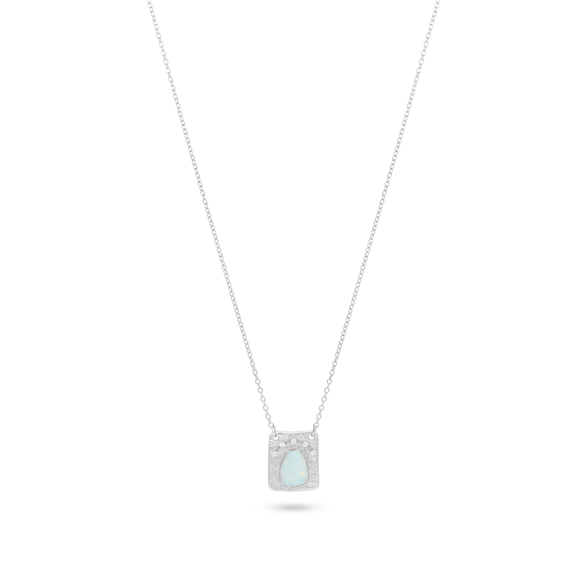 Opal Pendant Necklace