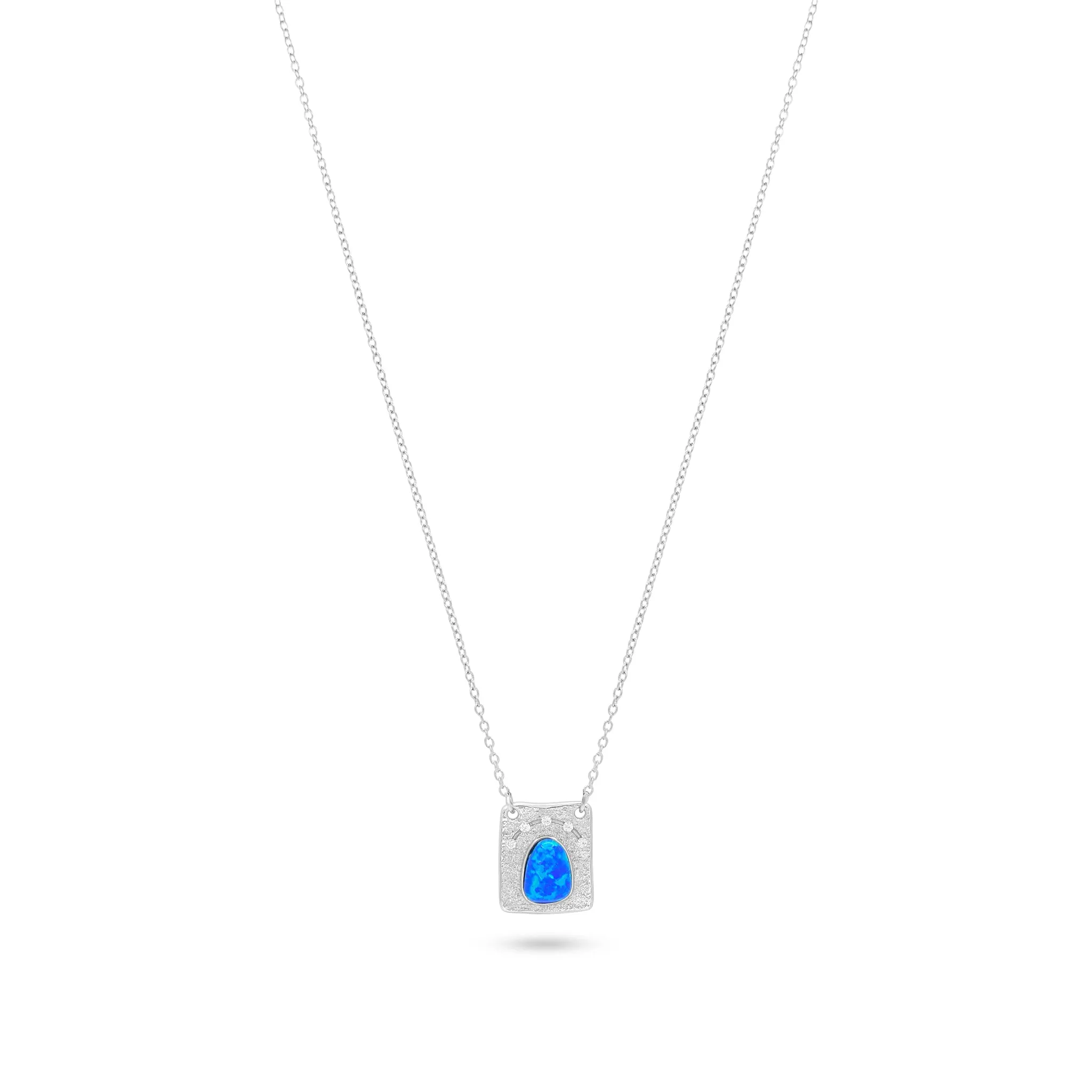 Opal Pendant Necklace