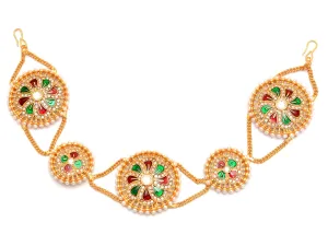 "Sheeshful: Exquisite Bridal Forehead Ornament"