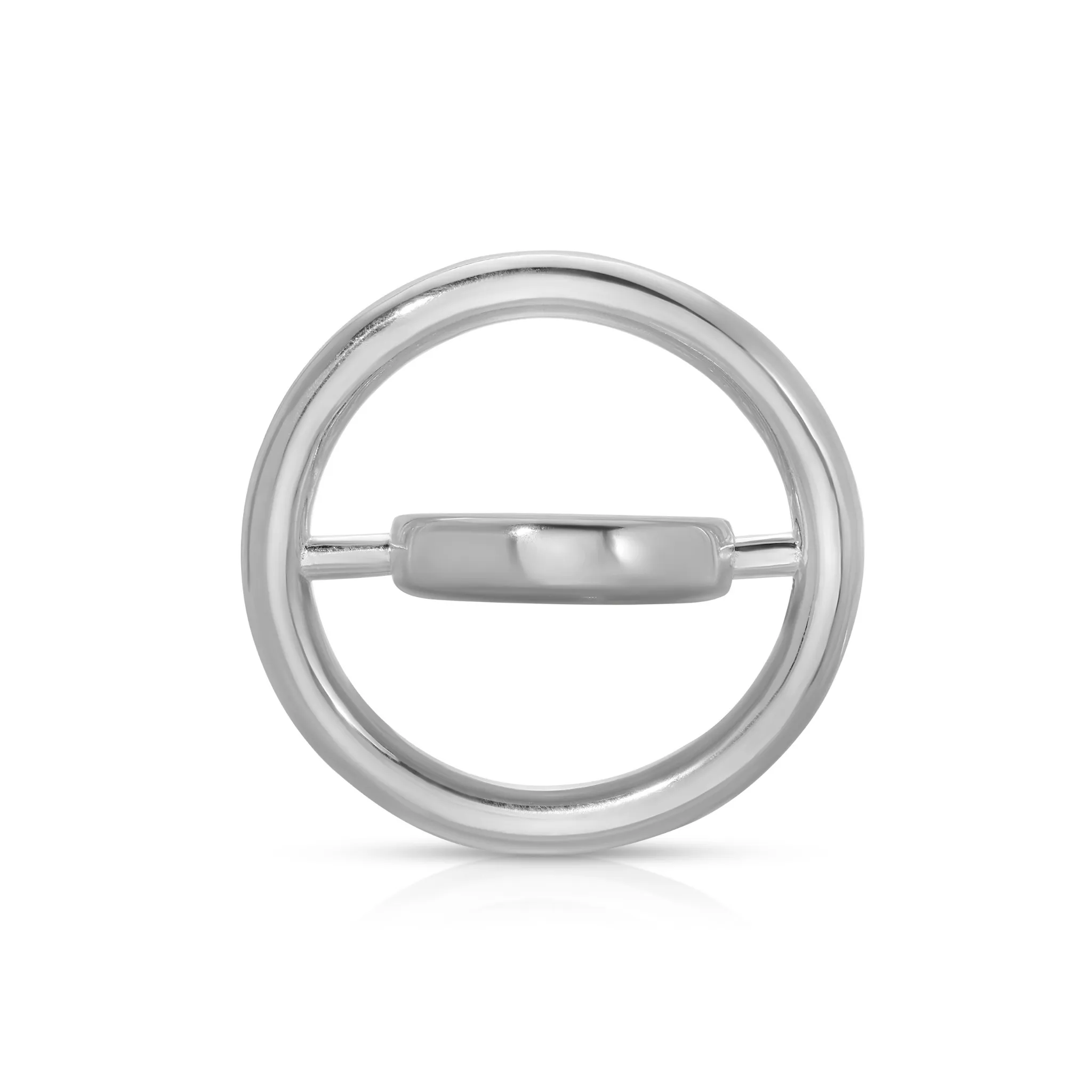 Reversible Bullseye Brooch