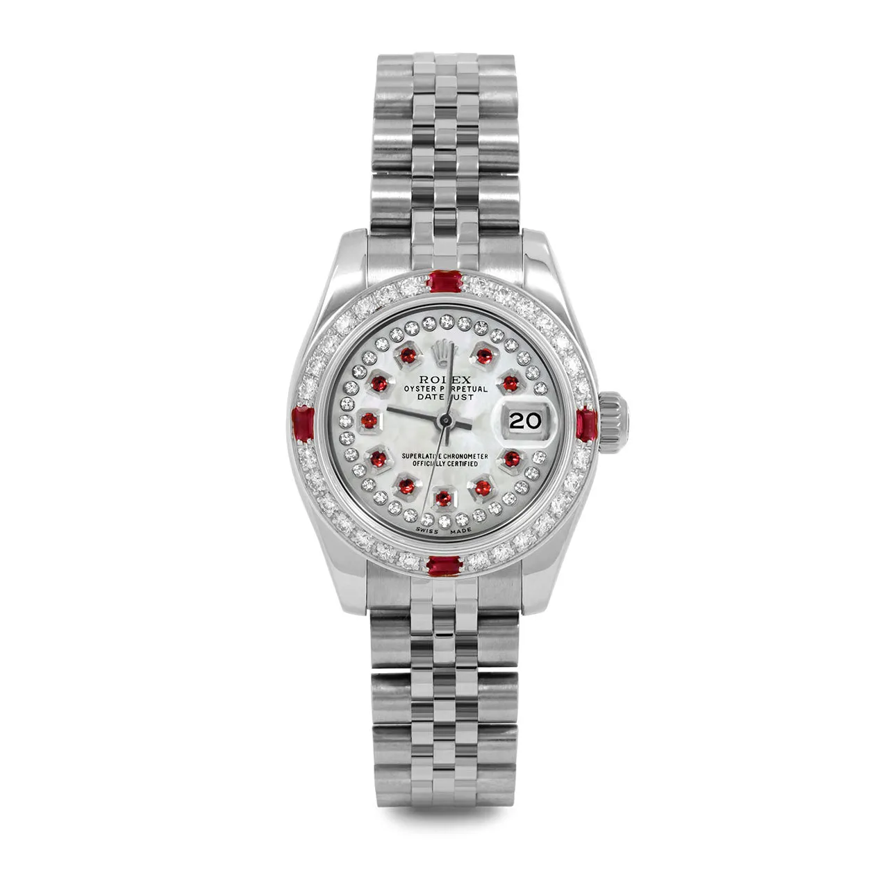 Rolex Datejust 26mm | 179174-WMOP-STRR-4RBY-JBL