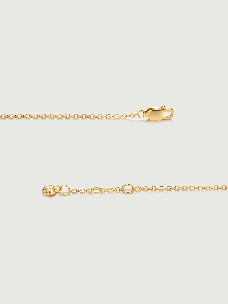 The Emerald Heart Chain Set